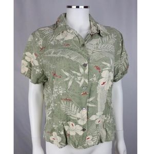Havana Jacks Women’s Button Down Hawaiian Shirt